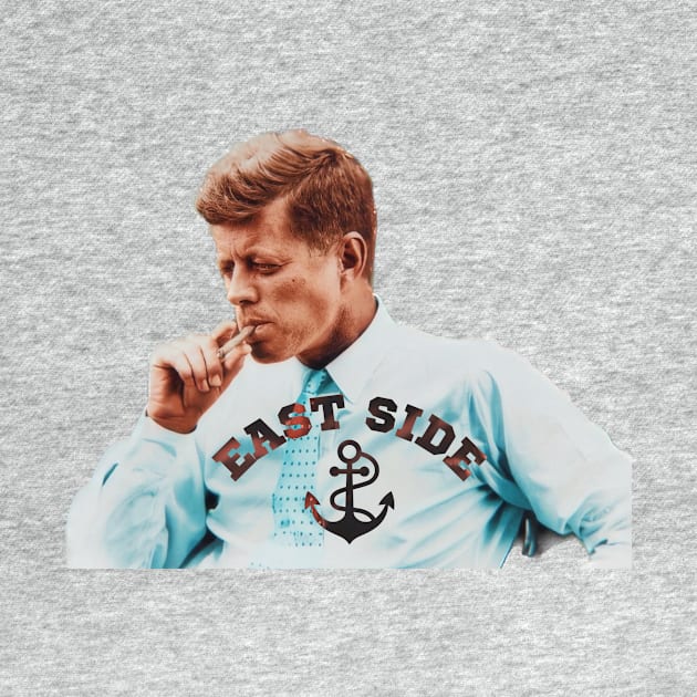 JFK smoking East Side by thekennedyway